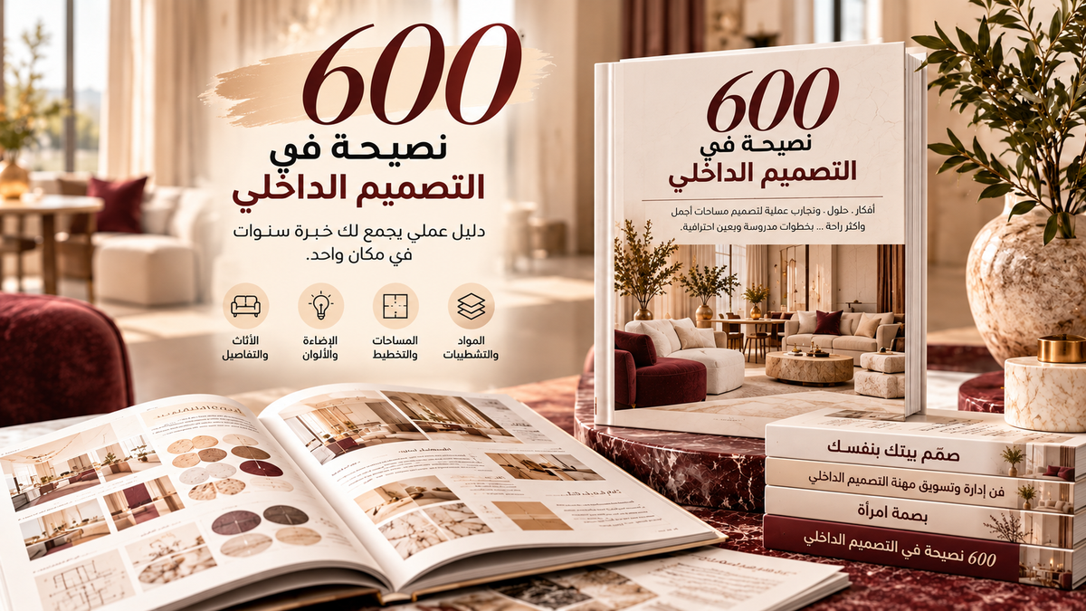 600 نصيحة في التصميم الداخلي - نسخة الديسكتوب
