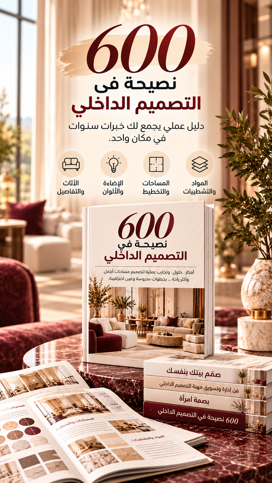 600 نصيحة في التصميم الداخلي - نسخة الموبايل
