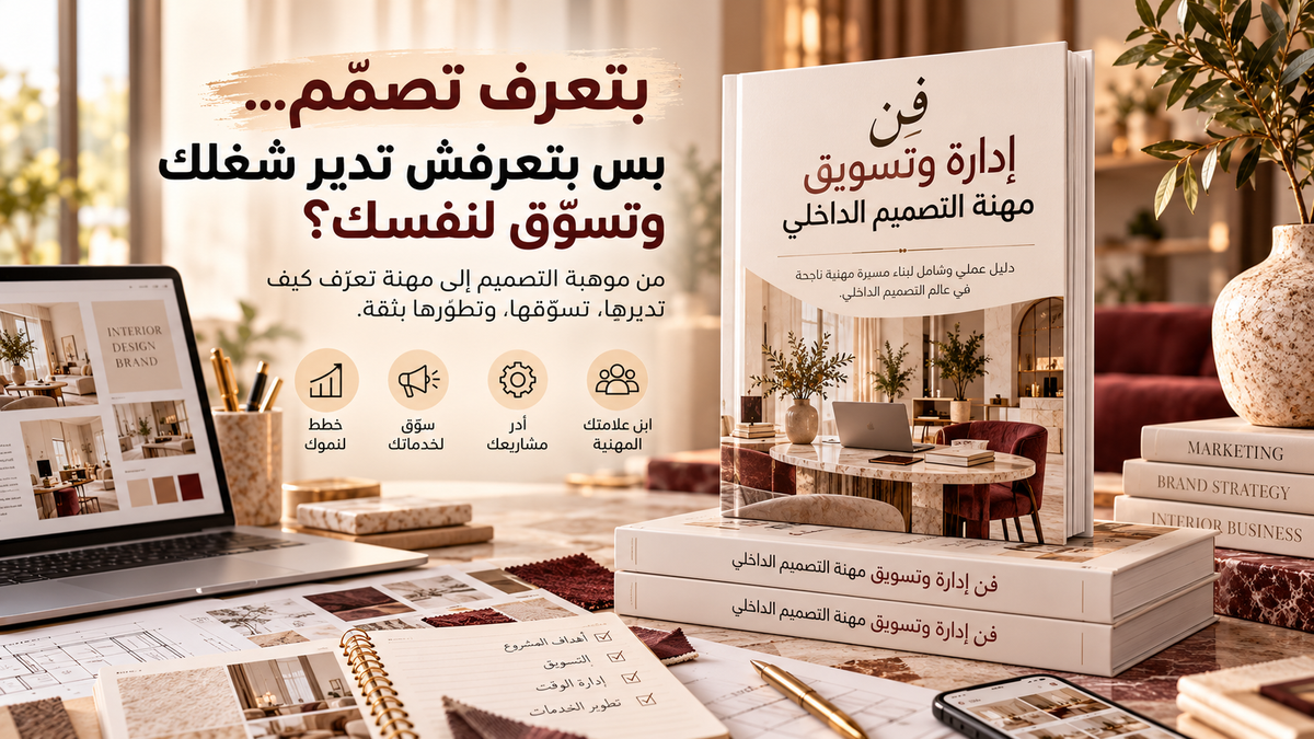 فن إدارة وتسويق مهنة التصميم الداخلي – תמונת דסקטופ
