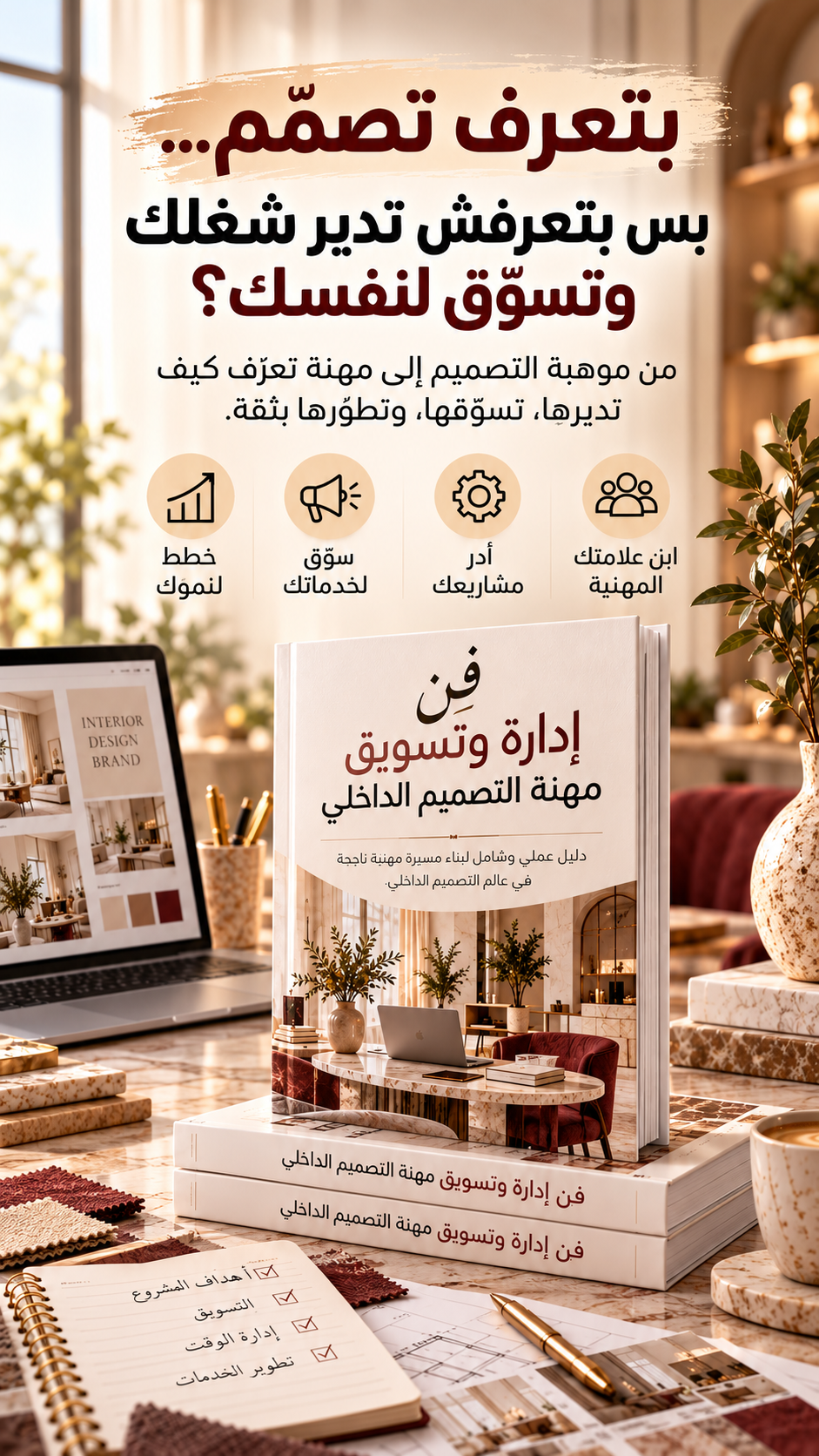 فن إدارة وتسويق مهنة التصميم الداخلي – תמונת מובייל